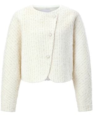 Rich & Royal Strickjacke - Weiß