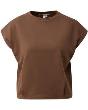 QS T-Shirt - Braun