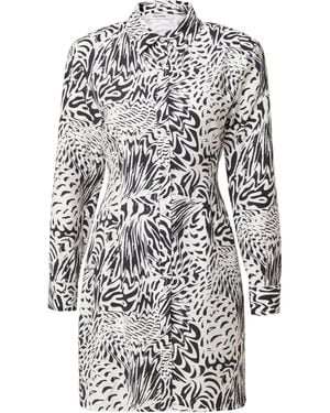 Oval Square Kleid Devo - Weiß
