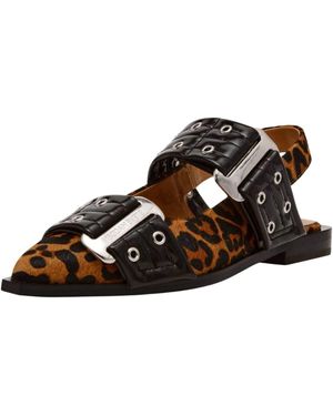 Steve Madden Riemchenballerina - Braun