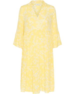 Kaffe Kleid Hera Amber - Gelb