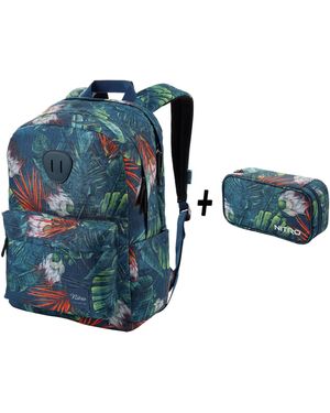 Nitro Rucksack Set Urban Plus - Blau