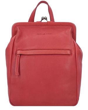 Greenburry Rucksack Vintage - Rot