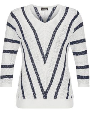 Goldner Pullover - Grau