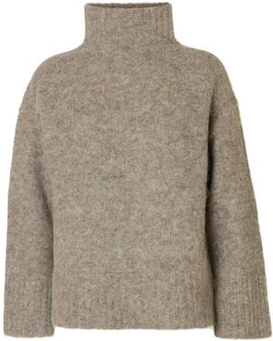 SELECTED Pullover Slfgabriella - Grau