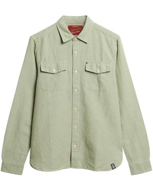 Superdry Hemd The Merchant Store - Grün