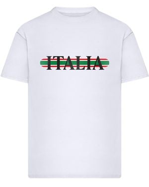 Mister Tee T-Shirt Italia - Weiß