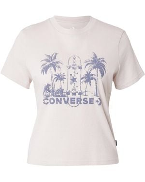 Converse T-Shirt Echo Palms - Weiß