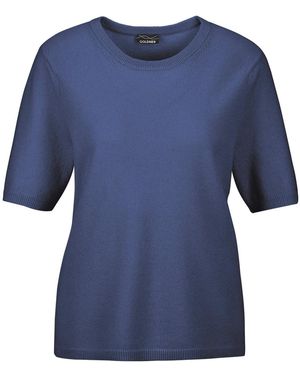 Goldner Pullover - Blau