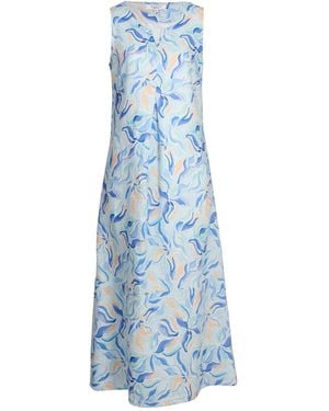 VICCI Germany Maxikleid Mit Seitlichem Reißverschluss, Model Trägt Größe - Blau