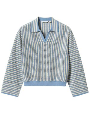 Noella Sweater N-Makinna Knit - Blau