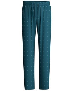 CALIDA Pyjamahose Rmx Sleep Superlight - Blau