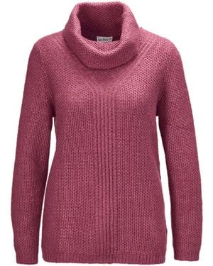 Goldner Pullover - Rot