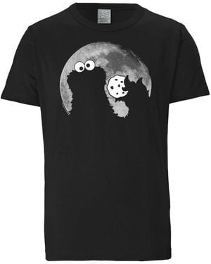 Logoshirt T-Shirt Sesamstrasse - Schwarz
