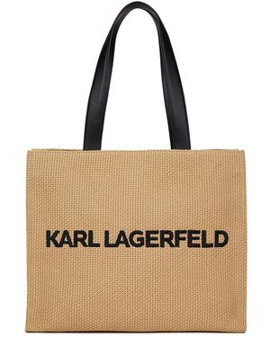 KARL LAGERFELD Strandtasche - Natur