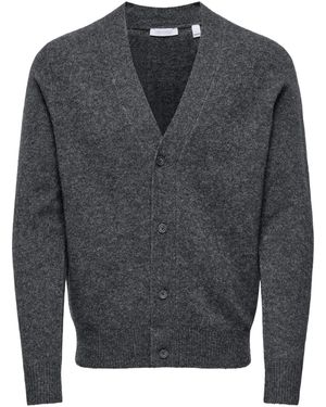 Only & Sons Strickjacke Onsray - Grau