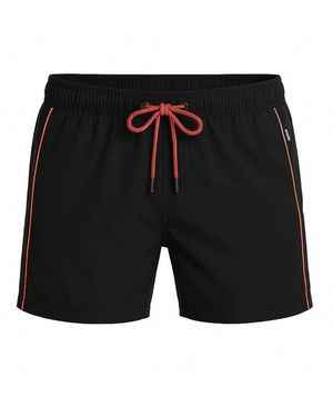 BlackSpade Badeshorts Medium Mit Kurzem Bein - Schwarz