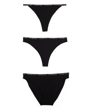 Tommy Hilfiger Set: 2 Stringslip - Schwarz