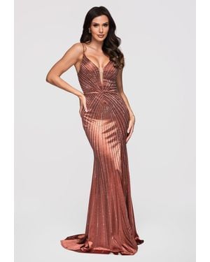 Ombre Abendkleid - Rot