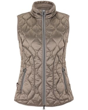 Betty Barclay Steppweste Mit Stehkragen - Braun