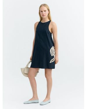 Thinking Mu Kleid Aniela - Blau