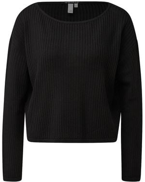 QS Pullover - Schwarz
