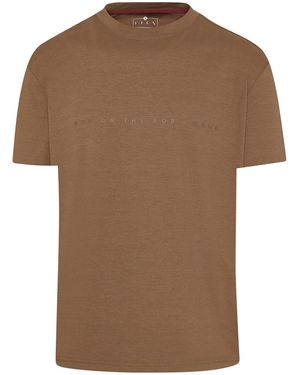 BORN LIVING YOGA T-Shirt Venetta - Braun
