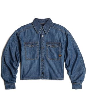 G-Star Button Up Shirt Relaxed - Blau