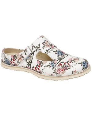 Eject Clogs Sony3Deal Pantolette Clogs Blumenmuster 11191 - Weiß