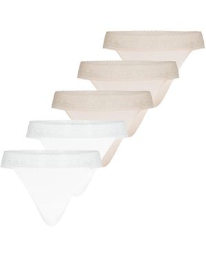 Mey String Modal Lace - Weiß