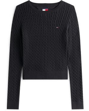 Tommy Hilfiger Pullover Essential - Schwarz