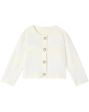 Oltre Strickjacke - Weiß