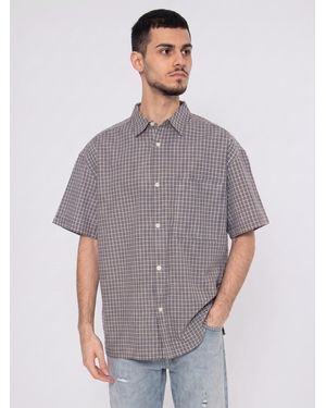 Only & Sons Hemd Short Sleeve Shirt - Grau