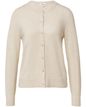 S.oliver Strickjacke - Weiß