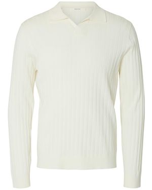 SELECTED Pullover Slhtorino - Weiß