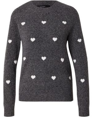 Vero Moda Pullover 'Vmdoffy Intarsia' - Schwarz