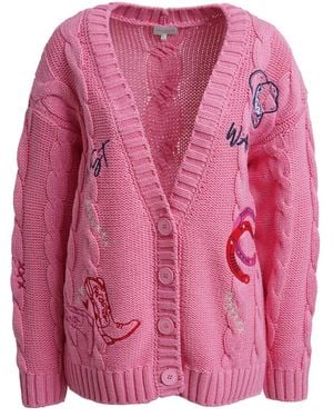 Milano Italy Strickjacke - Pink