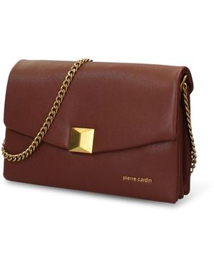 Pierre Cardin Schultertasche - Braun