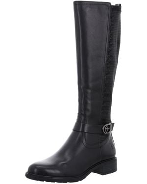 Tamaris Boots Stiefel Damen 1-25618-43/001 Echtleder - Schwarz