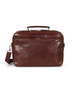 Howard London Aktenkoffer Briefcase Bag Damien - Braun