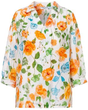 Haris Cotton Bluse - Weiß
