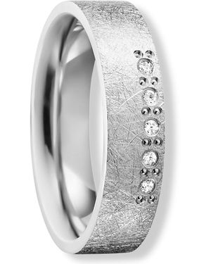 ONE ELEMENT Ring Freundschaft Partner - Grau