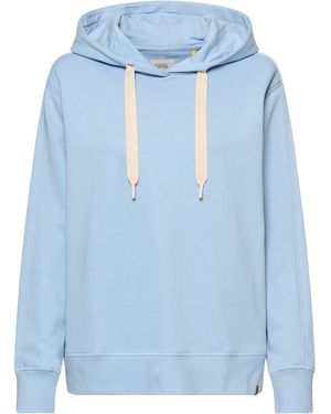 Camel Active Hoodie Aus Reiner Baumwolle - Blau