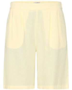 Oxmo Leinen-Mix-Hose Oxninna Linen Mix Bermuda - Natur