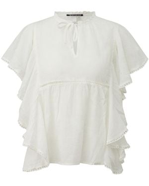 QS Bluse - Weiß