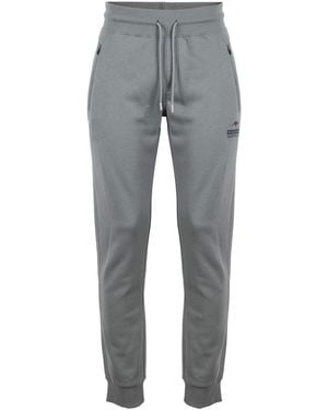 ROADSIGN australia Sporthose Jogginghose Sports Mit Reißverschlusstasche & Kordelzug - Grau