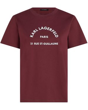 Karl Lagerfeld T-Shirt - Rot