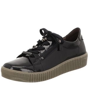 Gabor Sneaker Low Sneaker Low Damen 6010.03.002 Lackleder - Schwarz