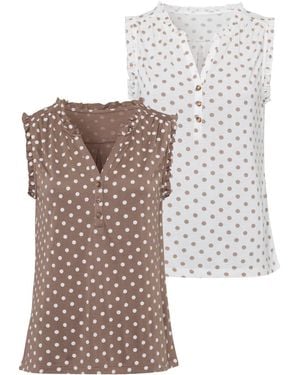 Lascana Tanktop - Mehrfarbig