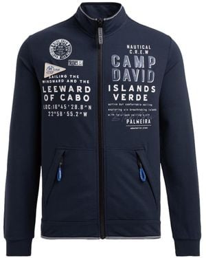 Camp David Sweatjacke - Blau